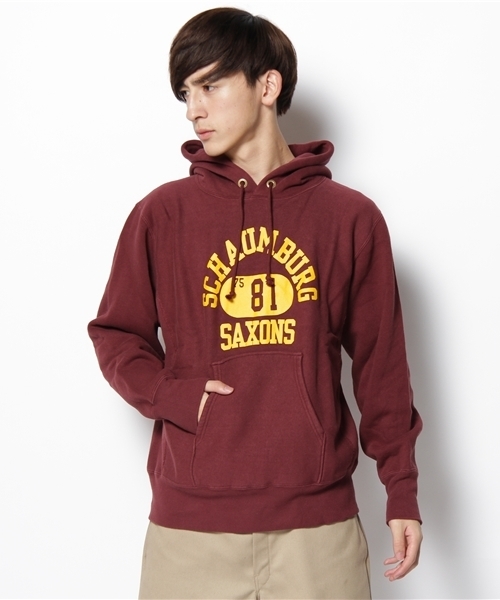 Champion(チャンピオン)の「チャンピオン REVERSE WEAVE P/O HOODED SWEAT SHIRT(パーカー・メンズ・グレー/グリーン/バーガンディー・MEDIUM/LARGE/X-LARGE)」の3枚目の写真