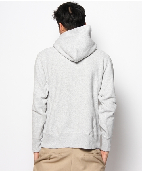 Champion(チャンピオン)の「チャンピオン REVERSE WEAVE P/O HOODED SWEAT SHIRT(パーカー・メンズ・グレー/グリーン/バーガンディー・MEDIUM/LARGE/X-LARGE)」の5枚目の写真
