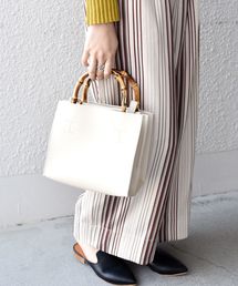 Khaju | Khaju:バンブーハンドルトート◆(ハンドバッグ)