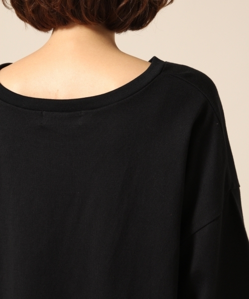 LOWRYS FARM(ローリーズファーム)の「ソデボリュームショートTシャツ 769303(Tシャツ/カットソー・レディース・ホワイト×ブラック/ブラック/オレンジ/パープル・LARGE/MEDIUM)」の12枚目の写真