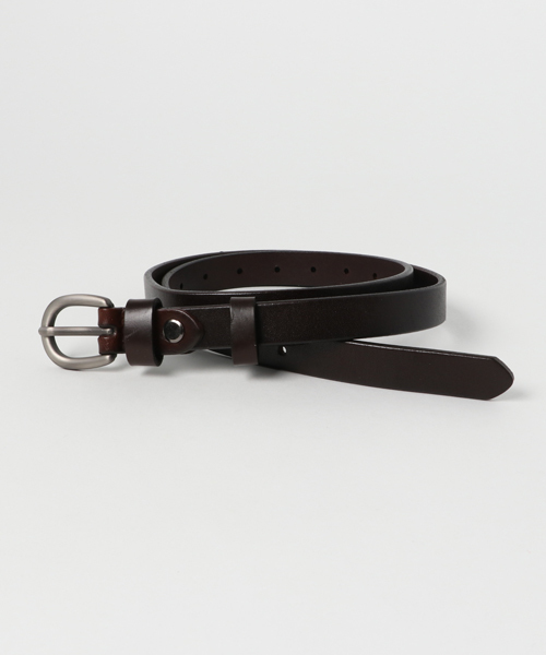 RAY CASSIN（レイカズン）の「本革細ベルト（ベルト・レディース・キャメル/ブラウン/ブラック・FREE）」の2枚目の写真