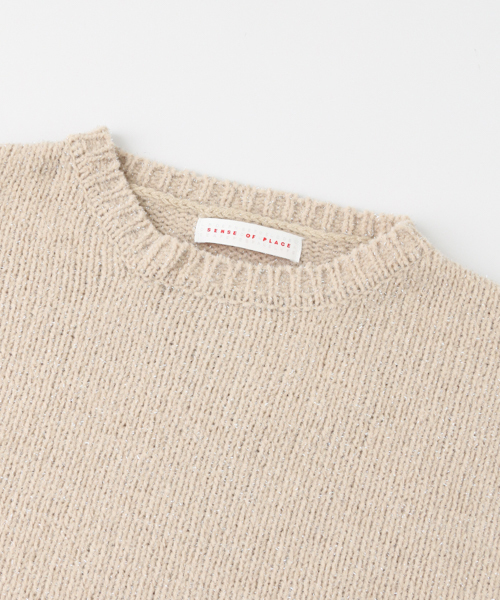 SENSE OF PLACE by URBAN RESEARCH（センスオブプレイスバイアーバンリサーチ）の「ラメモールボリュームスリーブセーター（ニット/セーター・レディース・ベージュ/グレー・FREE）」の10枚目の写真