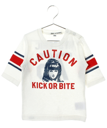 JOEY HYSTERIC | CAUTION pt 五分袖T-SH(Tシャツ/カットソー)