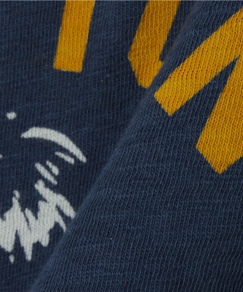 JOEY HYSTERIC（ジョーイヒステリック）の「CAUTION pt 五分袖T-SH（Tシャツ/カットソー・キッズ・ホワイト/ブラック/ネイビー・X-SMALL/SMALL/MEDIUM）」の8枚目の写真