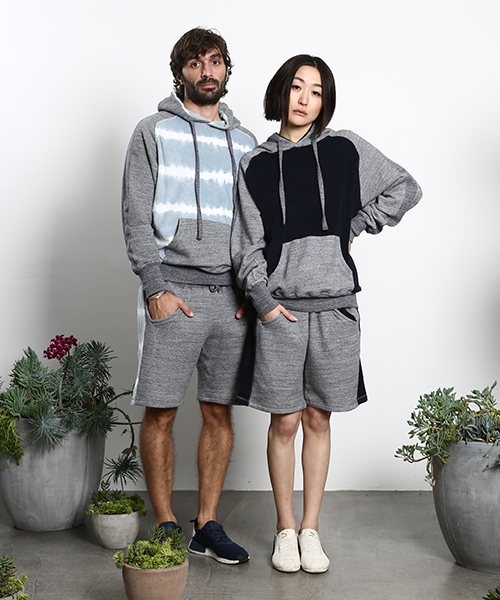 セール】【bodco】ボッコ/ SWEAT-PANELLED HOODIE【ユニセックス