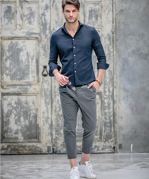 felkod（フィルコッド）の「mp5820-COOL MAX Easy Slacks Pants（スラックス・メンズ・ブラック/チャコール/ネイビー・L/M/S）」の4枚目の写真