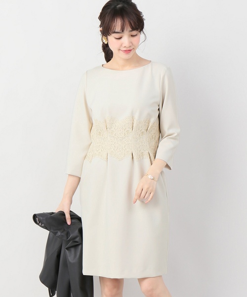 La Totalite ラトータリテ の ウエストレースタックワンピース ワンピース Wear