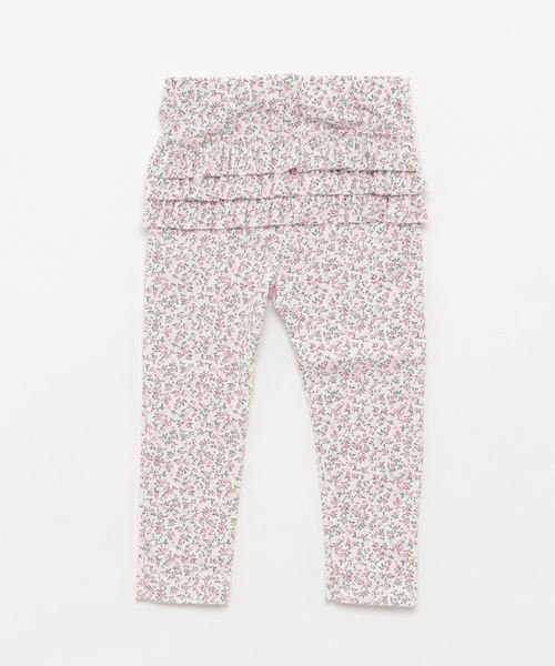 PETIT BATEAU（プチバトー）の「プリントカルソン（レギンス/スパッツ・キッズ・ホワイト系その他・18MONTH/24MONTH）」の2枚目の写真