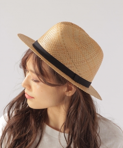 BAYFLOW（ベイフロー）の「BAYFLOW／サブタンハット（ハット・レディース・ブラック/ナチュラル・FREE）」の2枚目の写真