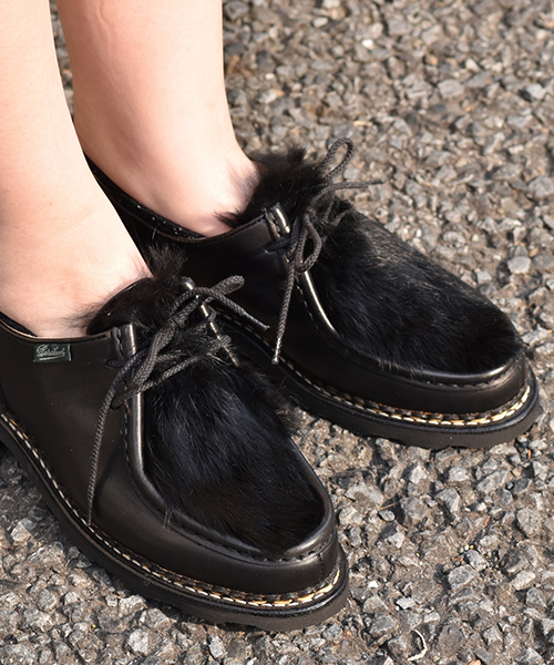 Paraboot(パラブーツ)の「【PARABOOT / パラブーツ】MICHAEL LAPIN/GRIFF(モカシン/デッキシューズ・レディース・ブラック・UK4h)」の7枚目の写真