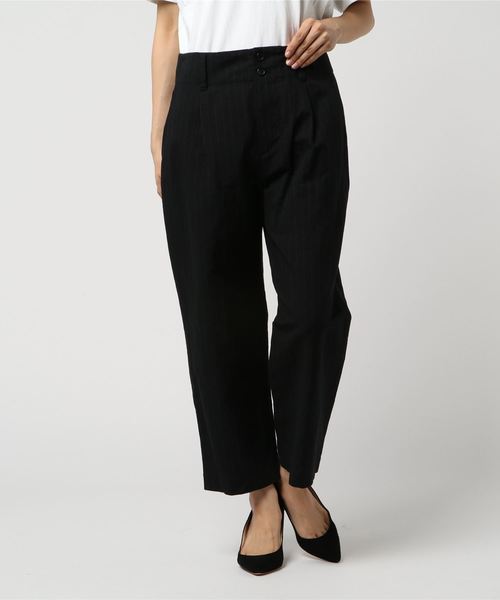 マーガレットハウエル⭐️コットン・リネン　パンツ⭐️ブラックCOTTON LINEN MARGARET HOWELL（マーガレットハウエル）の「COTTON LINEN