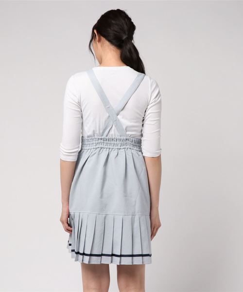 axes femme POETIQUE（アクシーズファムポエティック）の「プリーツサス付スカート（スカート・レディース・ネイビー/グレー/ピンク・MEDIUM）」の5枚目の写真