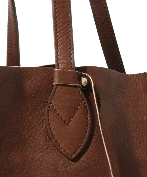 NANO universe（ナノユニバース）の「POPCORN/ポーチ付レザートート（トートバッグ・レディース・アイボリー/チョコ/ライトグレー/グレイッシュベージュ/グレー・FREE）」の8枚目の写真