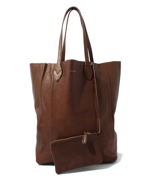 NANO universe（ナノユニバース）の「POPCORN/ポーチ付レザートート（トートバッグ・レディース・アイボリー/チョコ/ライトグレー/グレイッシュベージュ/グレー・FREE）」の14枚目の写真