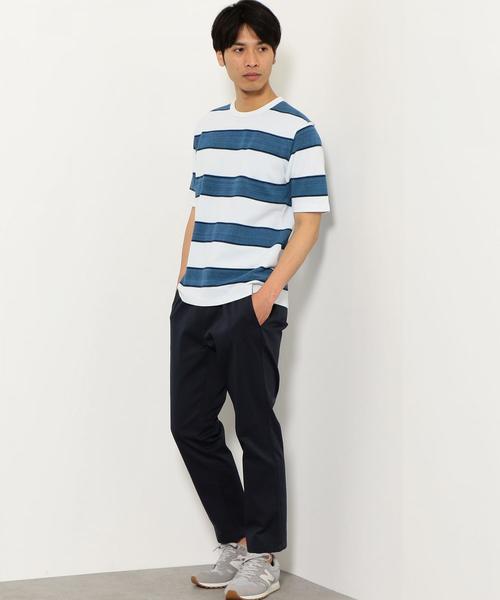 green label relaxing（グリーンレーベルリラクシング）の「SC ストレッチ チノ イージークロップドパンツ ◆（チノパンツ・メンズ・ベージュ/ネイビー/グレー・SMALL/MEDIUM/LARGE）」の7枚目の写真