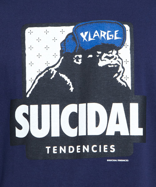 XLARGE（エクストララージ）の「S/S TEE SUICIDAL OG（Tシャツ/カットソー・メンズ・ホワイト/ブラック/グリーン/ネイビー・SMALL/MEDIUM/LARGE/X-LARGE）」の8枚目の写真