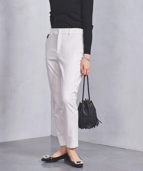 「 新品」UNITED ARROWS/ユナイテッドアローズ スリムパンツ S UNITED ARROWS ユナイテッドアローズ テーパードパンツ ドット