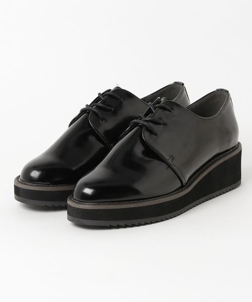 archives(アルシーヴ)の「厚底レースアップシューズ(その他シューズ・レディース・ブラック/ブラウン・LARGE/MEDIUM)」の2枚目の写真