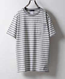 ボーダーポケットTシャツ