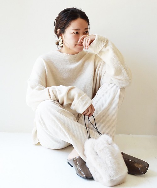 TODAYFUL（トゥデイフル）の「ダメージショートニット（ニット  