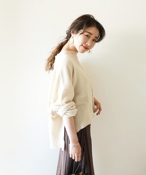 TODAYFUL（トゥデイフル）の「ダメージショートニット（ニット  