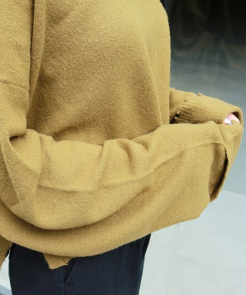 TODAYFUL（トゥデイフル）の「ダメージショートニット（ニット  