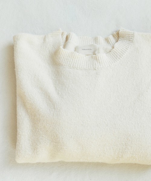 TODAYFUL（トゥデイフル）の「ダメージショートニット（ニット  