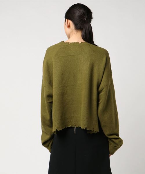 TODAYFUL（トゥデイフル）の「ダメージショートニット（ニット  