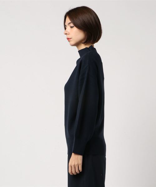 RIVE DROITE（リヴドロワ）の「フォルムニット（ニット/セーター・レディース・ネイビー/ブルー/アイボリー・FREE）」の4枚目の写真