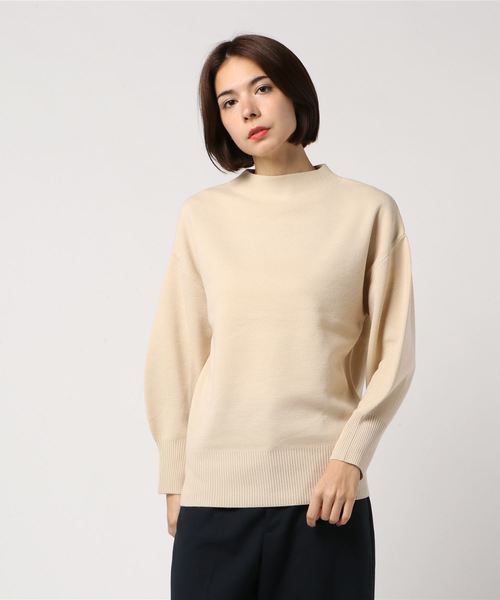 RIVE DROITE（リヴドロワ）の「フォルムニット（ニット/セーター・レディース・ネイビー/ブルー/アイボリー・FREE）」の6枚目の写真