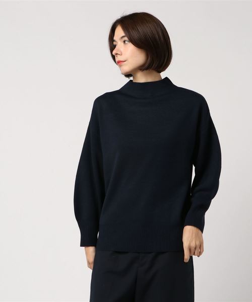 RIVE DROITE（リヴドロワ）の「フォルムニット（ニット/セーター・レディース・ネイビー/ブルー/アイボリー・FREE）」の7枚目の写真