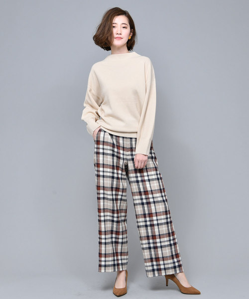 RIVE DROITE（リヴドロワ）の「フォルムニット（ニット/セーター・レディース・ネイビー/ブルー/アイボリー・FREE）」の10枚目の写真