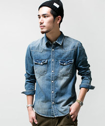 NANO universe | 9ozヴィンテージデニムSH(シャツ/ブラウス)