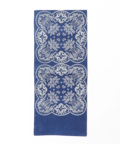 RRL（ダブル アール エル）の「バンダナプリント サテン スカーフ  