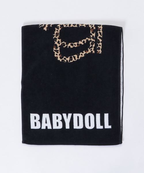 BABYDOLL(ベビードール)の「綿100% スポーツタオル 1856(バスタオル)」|ブラック