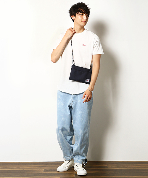 Purple&Yellow(パープルアンドイエロー)の「バックプリント ロングラウンド Tシャツ(Tシャツ/カットソー・メンズ・アイボリー/イエロー系その他/ブラック/オレンジ系その他・SMALL/X-LARGE/LARGE/MEDIUM)」の18枚目の写真