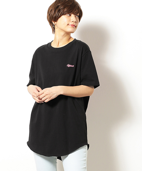 Purple&Yellow(パープルアンドイエロー)の「バックプリント ロングラウンド Tシャツ(Tシャツ/カットソー・メンズ・アイボリー/イエロー系その他/ブラック/オレンジ系その他・SMALL/X-LARGE/LARGE/MEDIUM)」の14枚目の写真