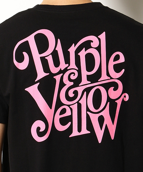 Purple&Yellow(パープルアンドイエロー)の「バックプリント ロングラウンド Tシャツ(Tシャツ/カットソー・メンズ・アイボリー/イエロー系その他/ブラック/オレンジ系その他・SMALL/X-LARGE/LARGE/MEDIUM)」の7枚目の写真