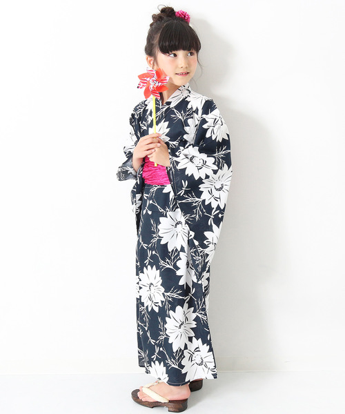 devirock(デビロック)の「浴衣 兵児帯2点セット(浴衣・キッズ・その他8/その他6/その他5/その他3/その他1/その他9/その他7/その他4/その他2/その他10・100cm/110cm/120cm/130cm/140cm/150cm/160cm)」の3枚目の写真