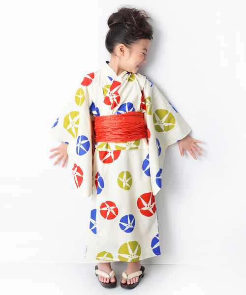 devirock(デビロック)の「浴衣 兵児帯2点セット(浴衣・キッズ・その他8/その他6/その他5/その他3/その他1/その他9/その他7/その他4/その他2/その他10・100cm/110cm/120cm/130cm/140cm/150cm/160cm)」の9枚目の写真