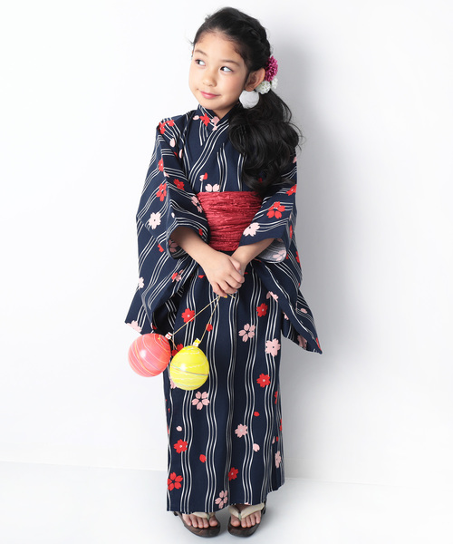 devirock(デビロック)の「浴衣 兵児帯2点セット(浴衣・キッズ・その他8/その他6/その他5/その他3/その他1/その他9/その他7/その他4/その他2/その他10・100cm/110cm/120cm/130cm/140cm/150cm/160cm)」の10枚目の写真