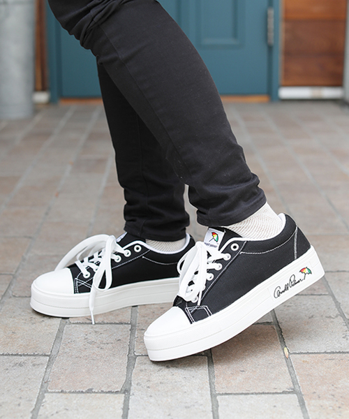 Arnold Palmer（アーノルドパーマー）の「☆BARNSsohostreet(バーンズソーホーストリート) 限定☆　GLENHAZEI 　AP003300（スニーカー・レディース・ホワイト/ライトブルー/ブラック/ブルー/インディゴブルー/ベージュ/グレー・22.5cm/23cm/23.5cm/24cm/24.5cm/25cm/25.0cm/24.0cm/23.0cm）」の12枚目の写真