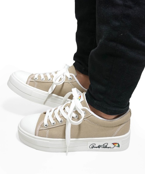 Arnold Palmer（アーノルドパーマー）の「☆BARNSsohostreet(バーンズソーホーストリート) 限定☆　GLENHAZEI 　AP003300（スニーカー・レディース・ホワイト/ライトブルー/ブラック/ブルー/インディゴブルー/ベージュ/グレー・22.5cm/23cm/23.5cm/24cm/24.5cm/25cm/25.0cm/24.0cm/23.0cm）」の15枚目の写真