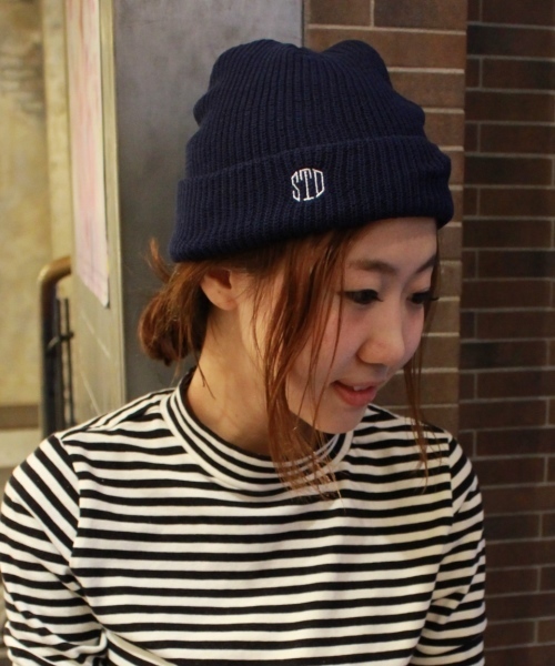 JOURNAL STANDARD（ジャーナルスタンダード）の「スタンダードビーニー #（ニットキャップ/ビーニー・メンズ・ブラック/グレー/カーキ/ネイビー/コバルトブルー/レッド/イエロー・FREE）」の5枚目の写真