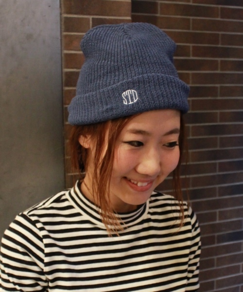 JOURNAL STANDARD（ジャーナルスタンダード）の「スタンダードビーニー #（ニットキャップ/ビーニー・メンズ・ブラック/グレー/カーキ/ネイビー/コバルトブルー/レッド/イエロー・FREE）」の6枚目の写真