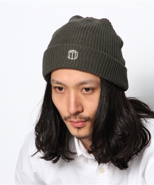 JOURNAL STANDARD（ジャーナルスタンダード）の「スタンダードビーニー #（ニットキャップ/ビーニー・メンズ・ブラック/グレー/カーキ/ネイビー/コバルトブルー/レッド/イエロー・FREE）」の9枚目の写真