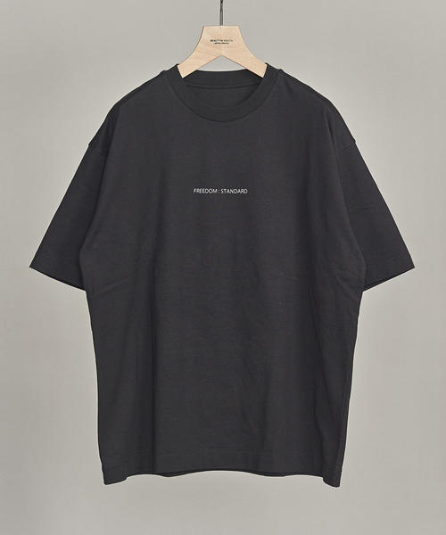 BEAUTY&YOUTH UNITED ARROWS（ビューティーアンドユースユナイテッドアローズ）の「【WEB限定】 by FREEDOM STANDARD ワイド Tシャツ -MADE IN JAPAN-（Tシャツ/カットソー・メンズ・ホワイト/ブラック・S/XL/L/M）」の2枚目の写真