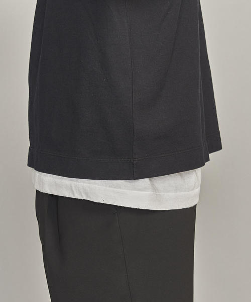 BEAUTY&YOUTH UNITED ARROWS（ビューティーアンドユースユナイテッドアローズ）の「【WEB限定】 by FREEDOM STANDARD ワイド Tシャツ -MADE IN JAPAN-（Tシャツ/カットソー・メンズ・ホワイト/ブラック・S/XL/L/M）」の13枚目の写真