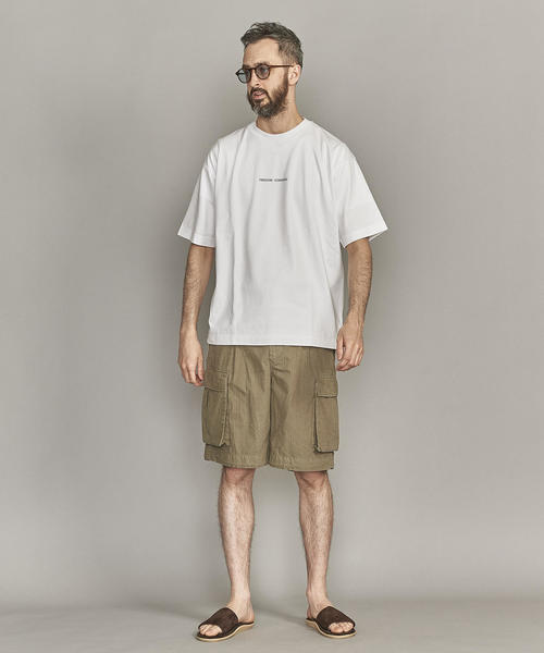 BEAUTY&YOUTH UNITED ARROWS（ビューティーアンドユースユナイテッドアローズ）の「【WEB限定】 by FREEDOM STANDARD ワイド Tシャツ -MADE IN JAPAN-（Tシャツ/カットソー・メンズ・ホワイト/ブラック・S/XL/L/M）」の9枚目の写真