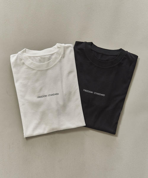 BEAUTY&YOUTH UNITED ARROWS（ビューティーアンドユースユナイテッドアローズ）の「【WEB限定】 by FREEDOM STANDARD ワイド Tシャツ -MADE IN JAPAN-（Tシャツ/カットソー・メンズ・ホワイト/ブラック・S/XL/L/M）」の12枚目の写真